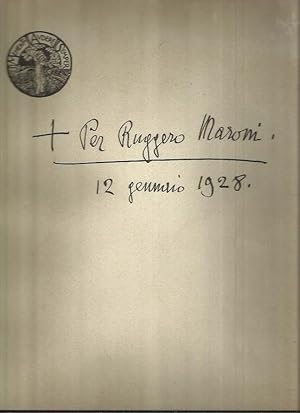 Per Ruggero Maroni - 12 gennaio 1928