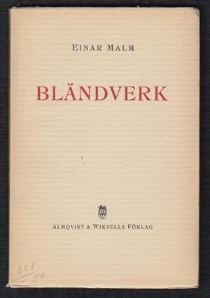 Seller image for Blndverk. for sale by Hatt Rare Books ILAB & CINOA