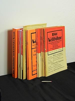 Die Weltbühne - Wochenschrift für Politik, Kunst und Wirtschaft - 67. bis 88. Jahrgang - 1972 bis...