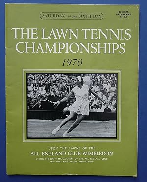 The Lawn Tennis Championships 1970 - Saturday 27th June Sixth Day - All England Club Wimbledon Of...