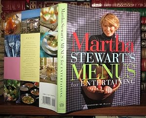 Imagen del vendedor de MARTHA STEWART'S MENUS FOR ENTERTAINING a la venta por Rare Book Cellar