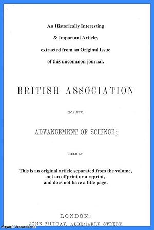 Seller image for Investigating The Circulation of The Underground Waters in The Jurassic, New Red Sandstone, and Permian Formations of England, and The Quantity and Character of The Waters supplied to various Towns and Districts. An uncommon original article from The British Association for The Advancement of Science report, 1878. for sale by Cosmo Books