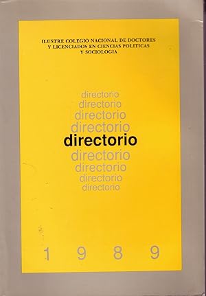 Directorio 1989