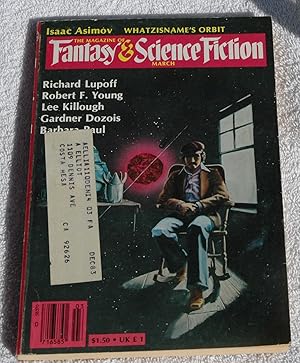 Imagen del vendedor de The Magazine of Fantasy & Science Fiction, March 1982, Volume 63, No. 3 a la venta por Preferred Books