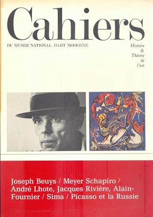 CAHIERS DU MUSEE NATIONAL D'ART MODERNE N° 4 - Avril/Juin 1980