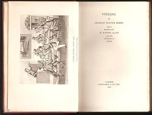 Viniana with an introduction by H.W. Allen. 1st. edn.