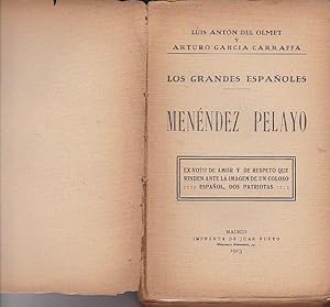 Imagen del vendedor de Menndez Pelayo a la venta por LIBRERA GULLIVER