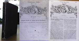 Imagen del vendedor de Friedrich Georg Wieck's Deutsche Illustrirte Gewerbezeitung. Dreiigster Jahrgang. 1865. Komplett mit den Heften 1 - 52. Organ fr die Gesamt-Interessen der Industrie und des Gewerbestandes. a la venta por Antiquariat Carl Wegner