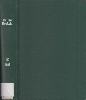 Bild des Verkufers fr The new Phytologist. Volume 100 / 1985. Numbers 1-4 (May-August 1985). --- From the contents (mentioned here are just longer essays with at least 20 pages): Root development in the seagrass Halophila ovalis (R.Br.) Hook F. (Hydrocharitaceae), with particular reference to root lacunae. (D.G.Roberts, A.J. McComb and J. Kuo) / Root aeration in unsaturated soil: a multi-shelled mathematical model of oxygen diffusion and distribution with and without sectoral wet-soil blocking of the diffusion path. (W.Armstrong and P.M. Beckett) / Quantitative microanalysis of Mn, Zn and other elements in mature wheat seed. (A.P. Mazzolini, C.K. Pallaghy and G.J.F. Legge) / Iron toxicity to plants in base-rich wetlands: comparative effects on the distribution and growth of Epilobium hirsutum L. and Juncus subnodulosus Schrank. (B.D. Wheeler, M.M. Al-Farraj and R.E.D. Cook). zum Verkauf von Antiquariat Carl Wegner