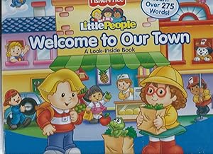 Little People Welcome to our Town a look inside book