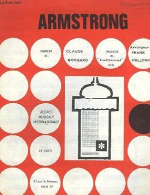 Seller image for ARMSTRONG - PIANO ET CHANT. for sale by Le-Livre