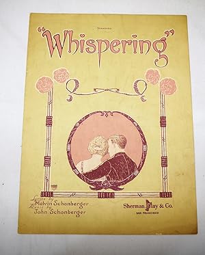 Seller image for Whispering - Vintage Sheet Music for sale by Prestonshire Books, IOBA