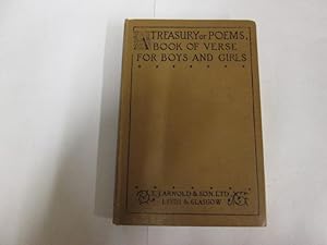 Imagen del vendedor de A Treasury of Poems. Being a book of verse for boys and girls, collected and arranged by G. E. Wilkinson a la venta por Goldstone Rare Books