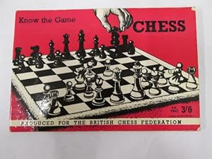 Imagen del vendedor de Know The Game Series: Chess a la venta por Goldstone Rare Books