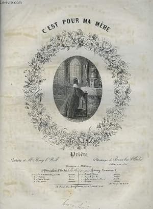 Immagine del venditore per C'EST POUR MA MERE - PRIERE POUR PIANO ET CHANT. venduto da Le-Livre