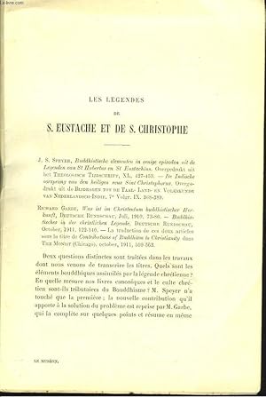 Imagen del vendedor de LES LEGENDES DE S. EUSTACHE ET DE S. CHRISTOPHE. a la venta por Le-Livre