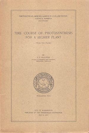 Time course of photosynthesis for a higher plant. (Schriftenreihe:Smithsonian miscellaneous colle...