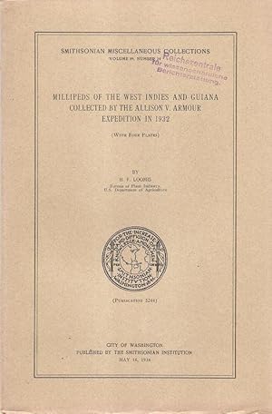 Millipeds of the West Indies and Guiana collected by the Allison v. Armour Expedition in 1932. (S...