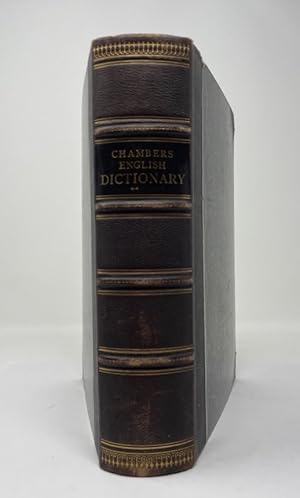 Chambers's English Dictionary - Pronouncing, explanatory, etymological with vorabularis of Scotti...