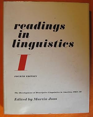 Seller image for Readings in Linguistics I; the Development of Descriptive Linguistics in America 1925 -- 56; Fourth Edition for sale by Pistil Books Online, IOBA