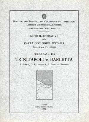 Bild des Verkufers fr Note illustrative della Carta Geologica d'Italia FFi.165, 176. Trinitapoli e Barletta. zum Verkauf von FIRENZELIBRI SRL