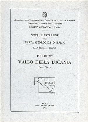 Seller image for Note illustrative della Carta Geologica d'Italia F209. Vallo della Lucania. for sale by FIRENZELIBRI SRL