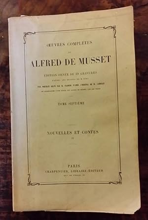 Bild des Verkufers fr Oeuvres compltes de Alfred de Musset T VII Nouvelles et contes II zum Verkauf von AHA BOOKS