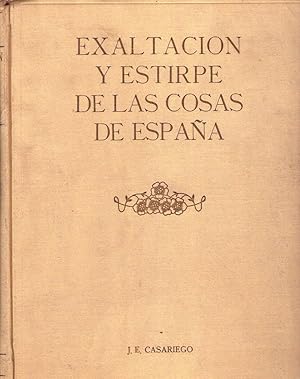 Bild des Verkufers fr EXALTACION Y ESTIRPE DE LAS COSAS DE ESPAA. Ensayo prlogo de Azorn zum Verkauf von Buenos Aires Libros