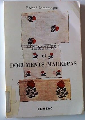 Bild des Verkufers fr Textiles et documents Maurepas zum Verkauf von Claudine Bouvier