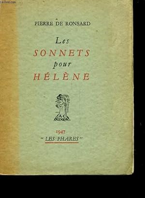 Bild des Verkufers fr LES SONNETS POUR HELENE zum Verkauf von Le-Livre