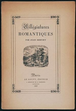 Image du vendeur pour Villgiatures romantiques mis en vente par Lirolay