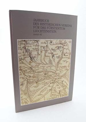 Imagen del vendedor de Jahrbuch des Historischen Vereins fr das Frstentum Liechtenstein : Band 92 / Historischer Verein fr das Frstentum Liechtenstein a la venta por Versandantiquariat Buchegger