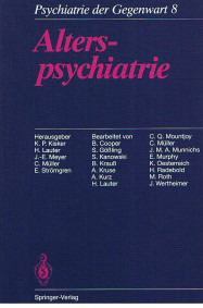 Seller image for Psychiatrie der Gegenwart - Alterspsychiatrie for sale by Allguer Online Antiquariat