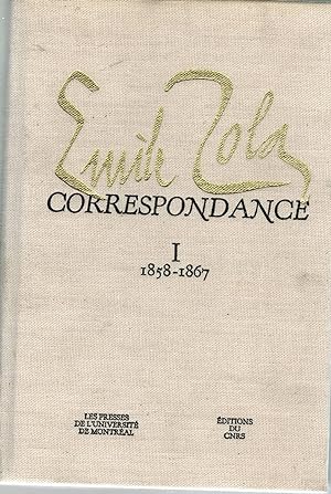 Image du vendeur pour Correspondance I 1858-1867 mis en vente par Books on the Boulevard