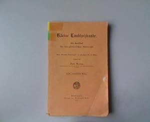 Imagen del vendedor de Kleine Laubholzkunde. Ein Handbuch fr den grtnerischen Unterricht. a la venta por Antiquariat Bookfarm