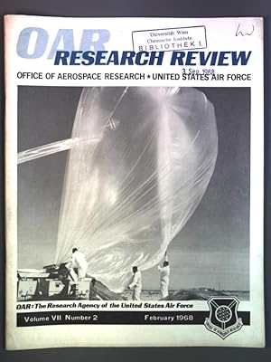 OAR RESEARCH REVIEW, Vol. VII, No. 2, February 1968. Office of Aerospace Research, United States ...