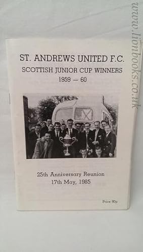 St Andrews United F.C. - Scottish Junior Cup Winners 1959-60