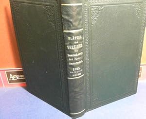 Blätter des Vereines für Landeskunde von Niederösterreich. - Neue Folge XXVII. Jahrgang 1893.