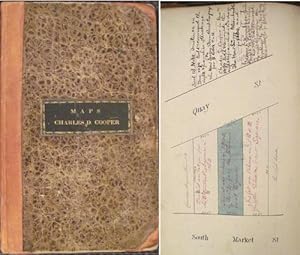 1841 Manuscript Lot Maps of Albany Property Owned by Charles D. Cooper