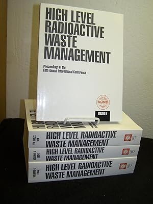 Bild des Verkufers fr High Level Radioactive Waste Management, 4 Vols. zum Verkauf von Zephyr Books