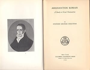 Adamantios Korais: A Study in Greek Nationalism