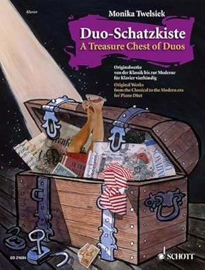 Image du vendeur pour Duo-Schatzkiste : Originalwerke von der Klassik bis zur Moderne. Klavier 4-hndig. mis en vente par AHA-BUCH GmbH