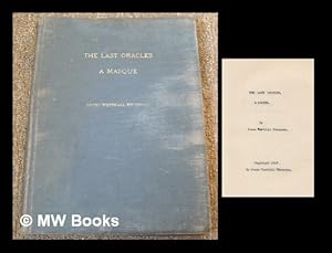 Seller image for The lost oracles : A masque / by James Westfall Thompson [original draft typescript with manuscript corrections] for sale by MW Books Ltd.