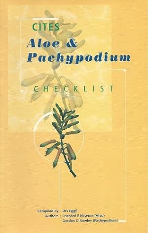 Imagen del vendedor de CITES Aloe and Pachypodium Checklist a la venta por Mike Park Ltd