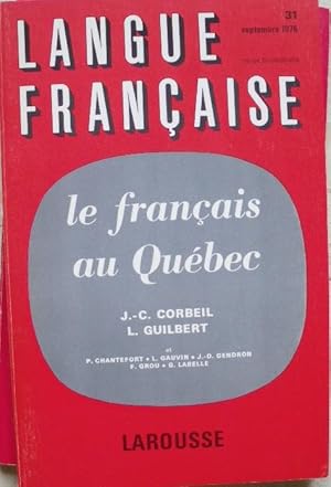 Seller image for Le franais au Qubec. for sale by Librairie les mains dans les poches