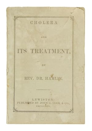 Bild des Verkufers fr Cholera and its treatment. zum Verkauf von Blackwell's Rare Books ABA ILAB BA