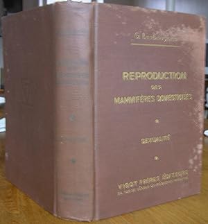 Imagen del vendedor de Reproduction des Mammifres Domestiques : Sexualit a la venta por MAGICBOOKS