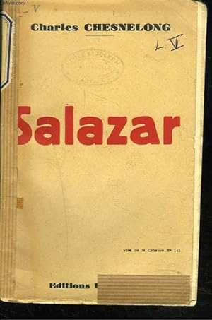 Seller image for SALAZAR for sale by Le-Livre