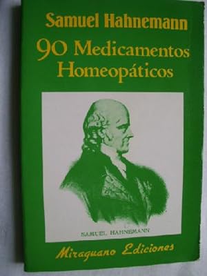 Bild des Verkufers fr 90 MEDICAMENTOS HOMEOPTICOS zum Verkauf von Librera Maestro Gozalbo