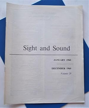 Seller image for Sight and Sound INDEX (January 1960 - December 1960) The International Film Quarterly Magazine for sale by Bloomsbury Books